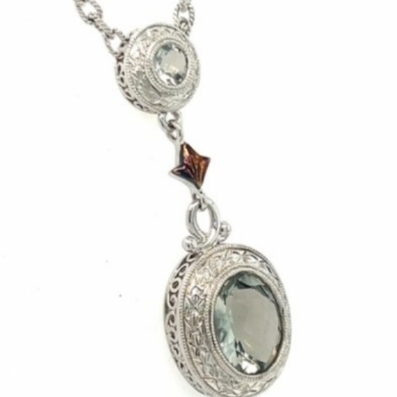 Gabriel & Co. 18K Sterling 4 Carat Aquamarine Stunning Elegant 🎁 - Picture 4 of 4